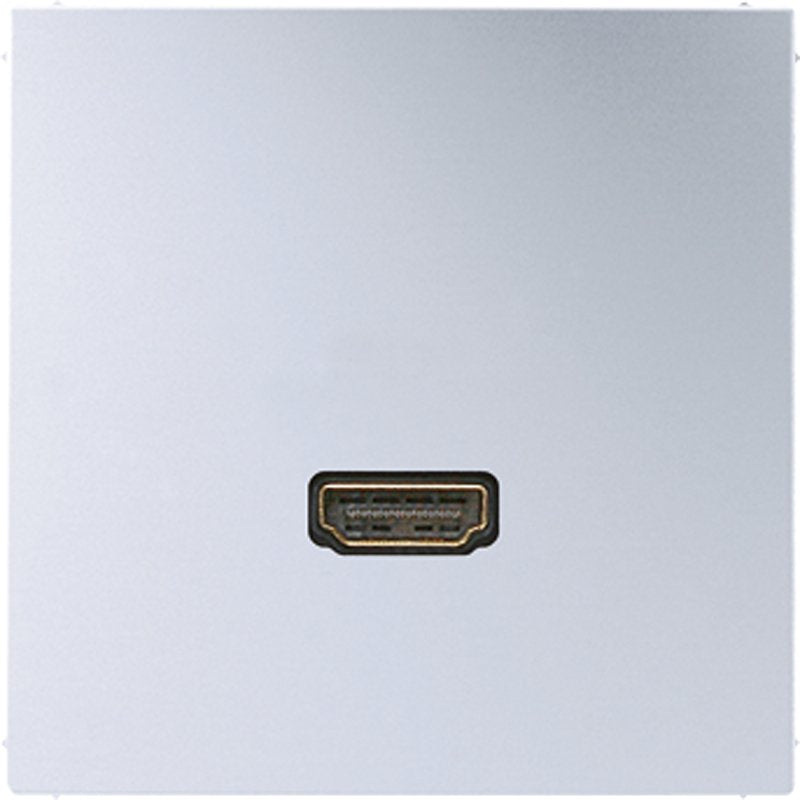Jung - Multifunktions-Anschlussdose Multimedia-Anschluss alu MA AL 1112 HDMI m.Tragring