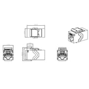 EFB-Elektronik - Modulare Kupplung Keystone Einbauadapter 37521.1V2 RJ45 STP, Cat.6A