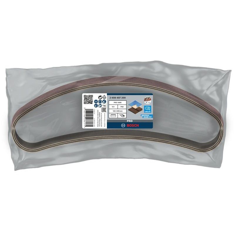 Bosch - Schleifpapier/Schleifvlies PRO X440 Schleifband, 100 2608607200 (VE10) x 690 mm G60 10-tlg