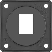 Berker - Einsatz/Abdeckung für Kommunikationstechnik Tragplatte sw 9455705 f.AMP Mod.Jacks