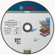 Bosch - Trenn-/Schleifscheibe PRO Multi Material 2608602767 Trennscheibe 230 x