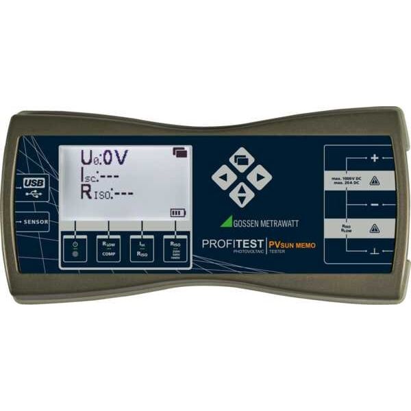 Gossen Metrawatt - Zubehör/Ersatzteile für regenerative Energieerzeugung Prüfgerät PROFITEST PVSUN MEMO für PV-Module