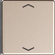 Jung - Abdeckung/Bedienelement für Installationsschalterprogramme Taste 4-fach champ. A 404 TSAP CH 14 mit Symbolen − 1 Stück