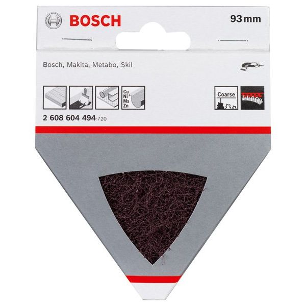 Bosch - Schleifpapier/Schleifvlies Vlies für 2608604494 Dreieckschleifer 93