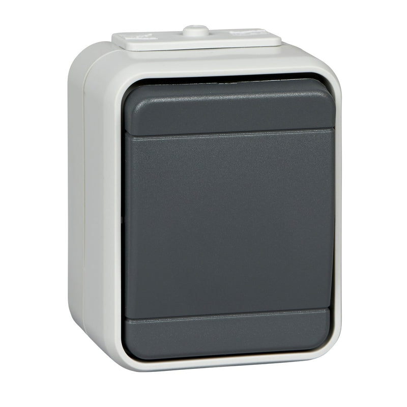 Elso - Installationsschalter AP-Universalschalter 451609 licht-/basaltgrau