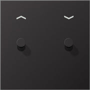 Jung - Abdeckung/Bedienelement für Installationsschalterprogramme Abdeckung mit Kipphebel AL 12-5 P D K 01 Kegel, 1fach, dark