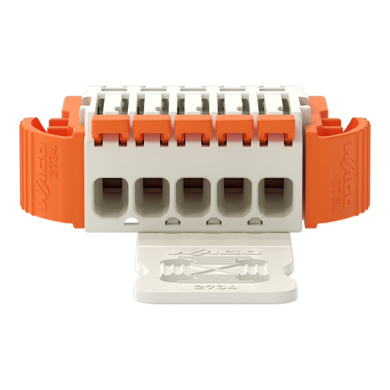 WAGO GmbH & Co. KG - Kabelsteckverbinder für Leiterplattensteckverbinder 1-Leiter-Federleiste 27341105038000300000 PushinCAGECLAMP,lgr − 50 Stück
