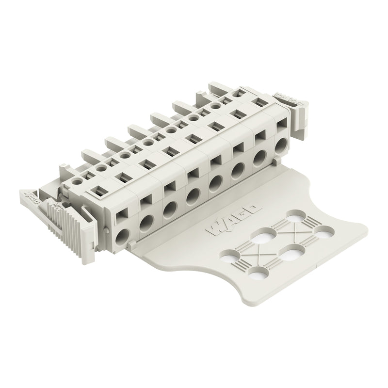 WAGO - Kabelsteckverbinder für Leiterplattensteckverbinder 1-Leiter-Federleiste 721-208/037-000/035- CAGECLAMP 2,5mm²,lgr − 50 Stück