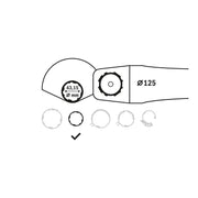 Bosch - Systemzubehör für Schleifen/Polieren (Akku/elektrisch/Druckluft) Schleifschutzhaube für GWS 2608000678 9-125, GWS 9-125 P