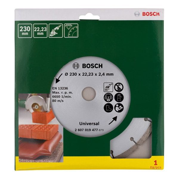 Bosch - Trenn-/Schleifscheibe Diamanttrennscheibe für 2607019477 Baumaterial
