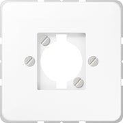 Jung - Einsatz/Abdeckung für Kommunikationstechnik Abdeckung aws CD 568-1 WW für Steckverbinder