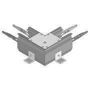 LTS Licht&Leuchten - Mechanisches Zubehör/Ersatzteile für Leuchten Eckrahmen LK-Z 045.003.90 TRI