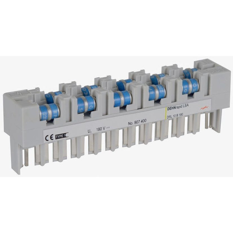 DEHN - Blitzstromableiter für Informations-/MSR-Technik Blitzstromableiter DRL 10 B 180 DEHNrapid LSA f.10DA