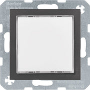Berker - Info-Lichtsignal für Installationsschalterprogramme LED-Signallicht weiß 29531606 anthrazit matt