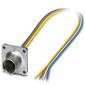 Phoenix Contact - Rundsteckverbinder, feldkonfektionierbar (Industriesteckverbinder) Einbausteckverbinder SACC-SQ-M12F#1440960
