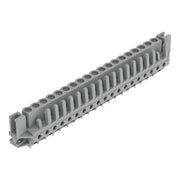 WAGO - Leiterplattensteckverbinder THT-Federleiste gerade 232-149/047-000 Rastermaß 5mm,grau − 10 Stück