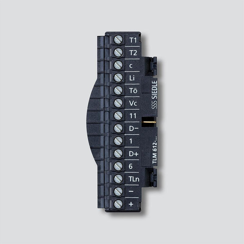 Siedle&Söhne - Zubehör/Ersatzteile für Türkommunikation Klemmblock TLM 612 Schwarz