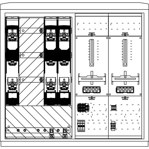 Elsta Mosdorfer - Zähler-Komplettschrank Wandlerschrank Freiluft WS824L.N1.C1201 WS A850-2 N1 L 400A