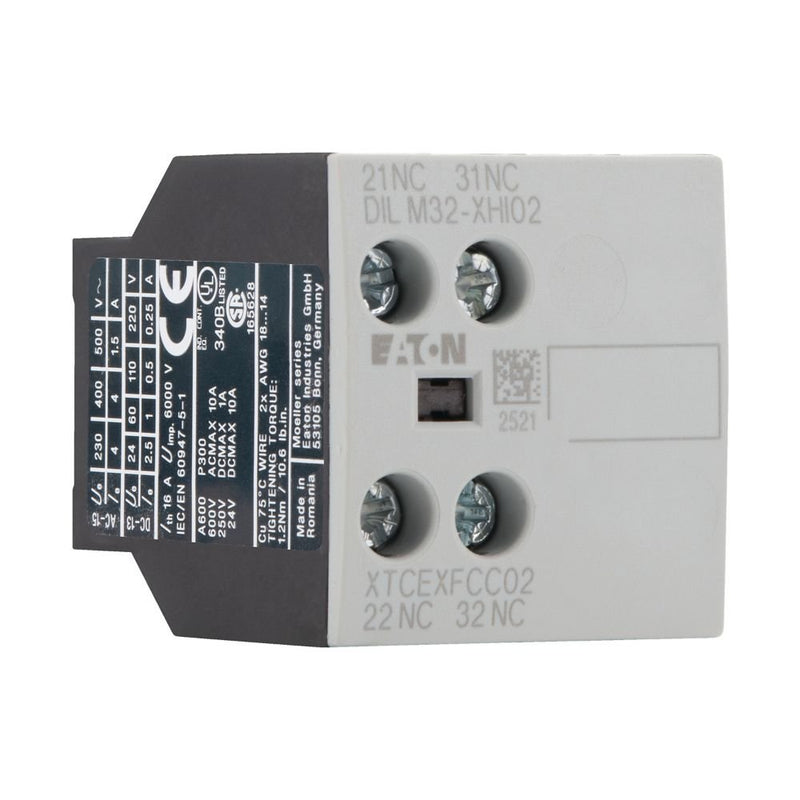 Eaton - Hilfsschalterblock Hilfsschalterbaustein DILM32-XHI02 2p. 2Ö