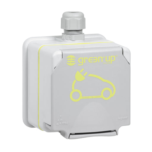 Legrand - Ladesteckvorrichtung E-Mobility Green Up Steckdose AP Legrand SAT00194 Plexo66- IP44/IK08