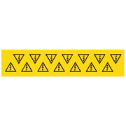 Weidmüller - Kennzeichnungsmaterial Gerätemarkierung MARKOC.25X25X25B/DR. selbstklebend,25mm − 10 Stück