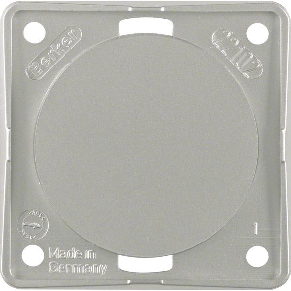 Berker - Einsatz/Abdeckung für Kommunikationstechnik Blindverschluss chrom 845162568 matt lackiert