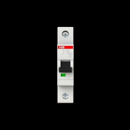 ABB Stotz S&J - Leitungsschutzschalter Sicherungsautomat S201-C50 6kA 50A C 1p