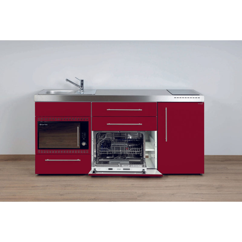 Stengel - Mini-Küche Miniküche Premiumline MPGSMOSBR180GSIKFlBr Bordeauxrot