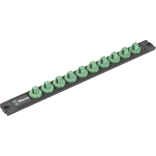 Wera - Zubehör/Ersatzteile für Werkzeugkasten, -schrank, -wagen und Werkbank Nuss-Magnetleiste 05136421001 Twist-to-lock 3/8 Z