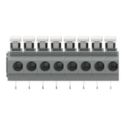 WAGO - Leiterplattenklemme 235-408/332-000 Drücker,1,5mm²,grau − 25 Stück