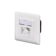 DIGITUS - Kommunikationsanschlussdose Kupfer Datendose 2f. Kat.6 DN-9005-N rws, UP, hz