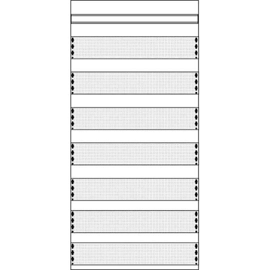 Striebel&amp;John - Einbaufeld für Telekommunikation Mediafeld 2MM3 2FB BH3 7R  − 1 Stück
