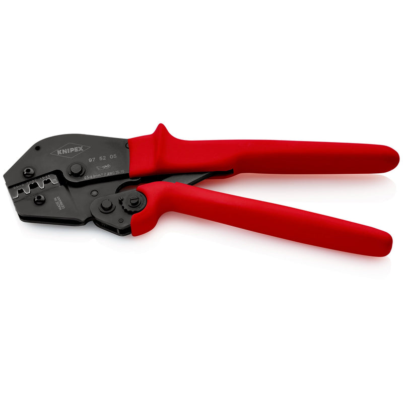 Knipex - Presswerkzeug Kabelschuhe/Verbinder, Aderendhülsen, Schirmanschluss Crimpzange 97 52 05 250mm