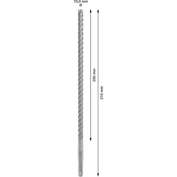 Bosch - Bohrer PRO SDS plus-5X 2608833801 Hammerbohrer 10 x