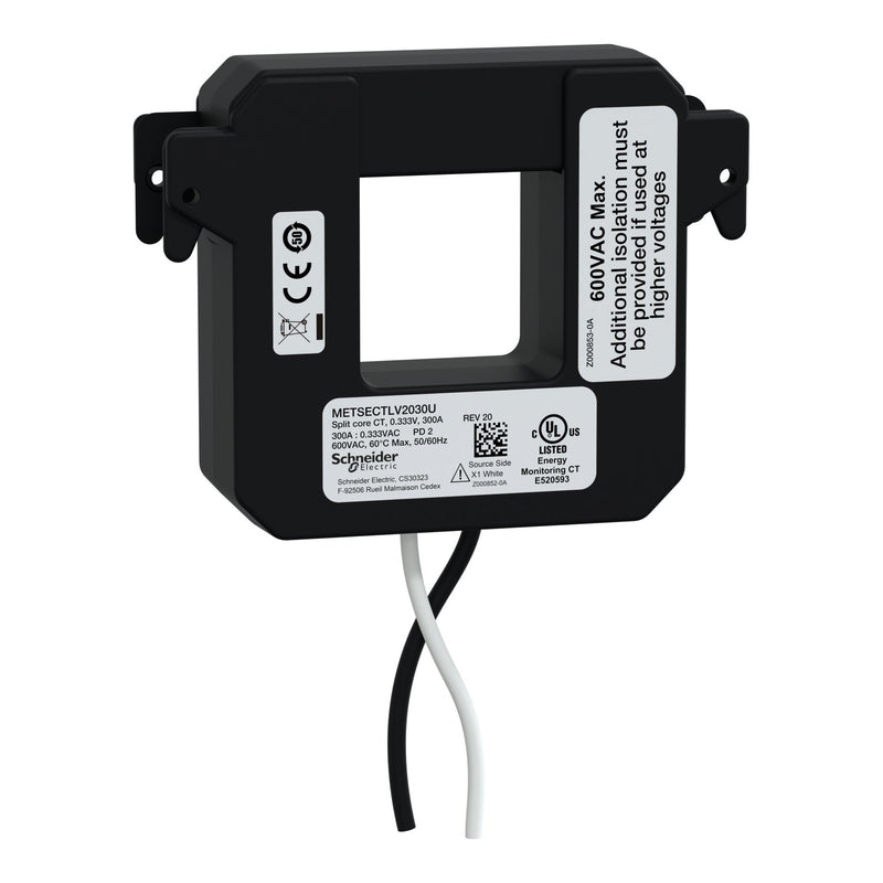 Schneider Electric - Stromwandler Klappwandler LVCT 300A METSECTLV2030U x 333mV klein