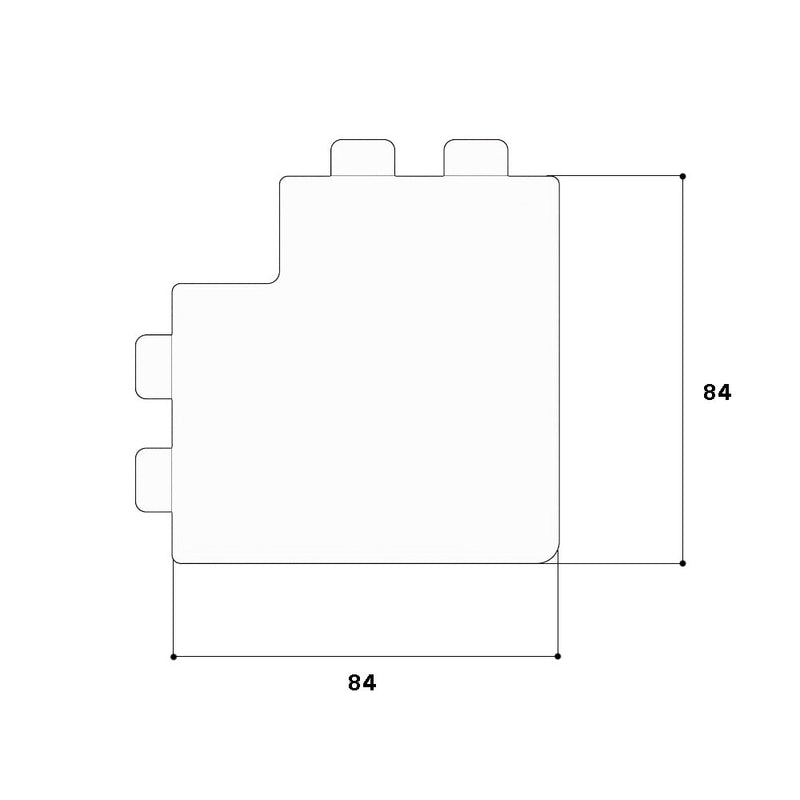 GGK - Flachwinkel für Leitungführungskanal LFG-Flachwinkel 40x60 alp 11170 − 1 Stück