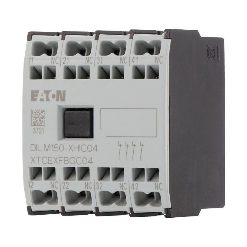 Eaton - Hilfsschalterblock Hilfsschalterbaustein 4pol DILM150-XHIC04 16A Frontbefestigung