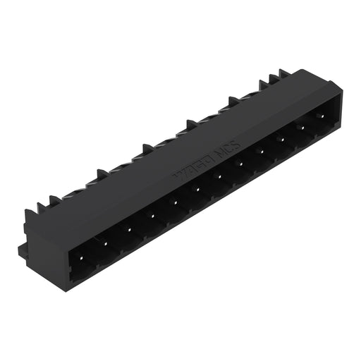 WAGO GmbH & Co. KG - Leiterplattensteckverbinder THR - Stiftleiste Lötstift 231 - 46#4050821042747 1,2x1,2,abgew.,sw − 200 Stück