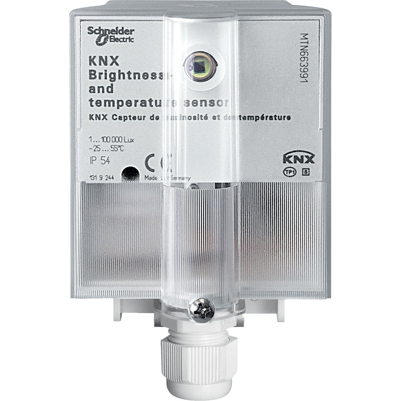 Schneider Electric - Bussystem-Physikalischer Sensor KNX Helligkeits- MTN663991 /Temperatursensor