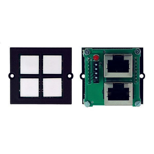 Bachmann - Einsatz/Abdeckung für Kommunikationstechnik Rahmen 4xTaster 917.193 universal Controler