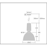 Thorn - Pendelleuchte LED - Pendelleuchte GLAC2L LED #96632427 4000K