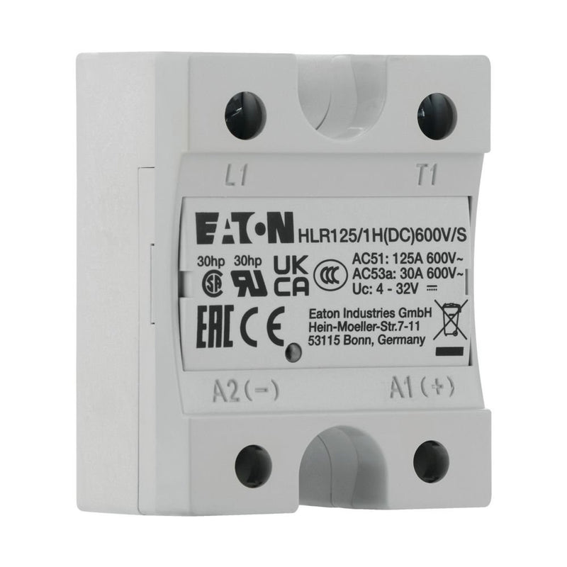 Eaton - Halbleiterrelais Halbleiterrelais, Hockey HLR125/1H(DC)600V/S Puck, 1-phasig, 125