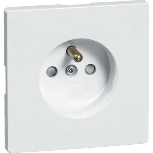 Peha - Schalter-/Steckdosenkombination Steckdose m.Erdungsstift B 95.6671.02 SI erh.Berührs., reinws