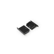 Feilo Sylvania - Mechanisches Zubehör/Ersatzteile für Leuchten Endkappen (VE2) End caps re #0022671 schwarz
