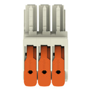WAGO - Ein- und mehrpolige Klemmenleiste 1-Leiter-Federleiste 831-1103/000-004 Push-in CAGECLAMP,sw − 24 Stück