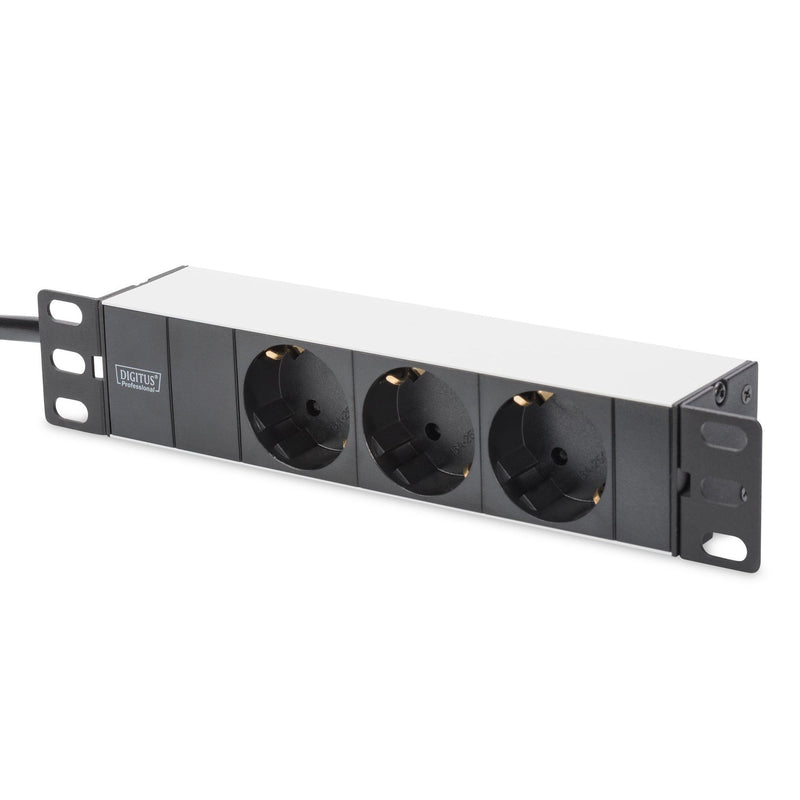 DIGITUS - Netzwerk-/Serverschrank Netzwerk-Set DN-10-SET-1-B 6HE,sw