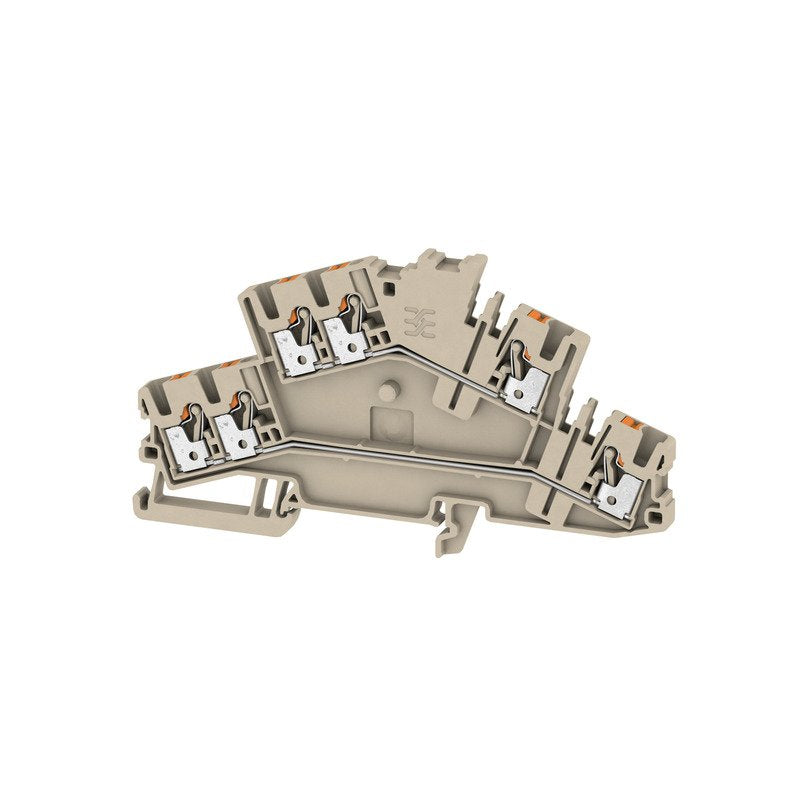 Weidmüller - Durchgangs-Reihenklemme Klemme A2T 2.5 3C PUSH IN, 2.5 mm² − 50 Stück