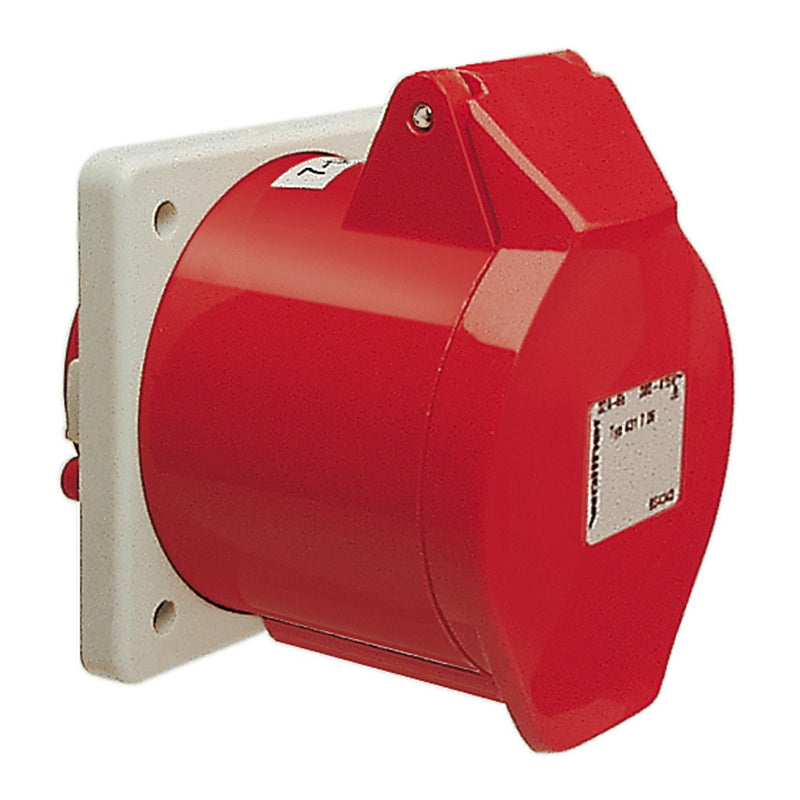 Walther Werke - CEE-Anbausteckdose (IEC 60309) Anbaudose gerade 32A 431706 7P 400V 6h IP44