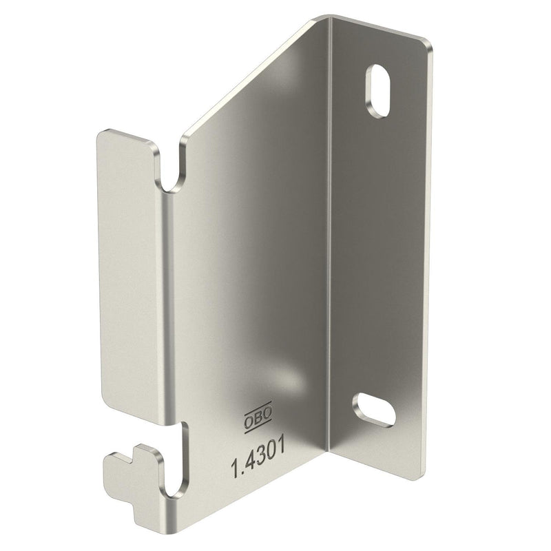 OBO Bettermann - Montagematerial für Kabeltragsystem Wandbefestiger WBV CGR50 A2 vertikal H110 − 25 Stück