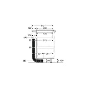 Bosch - Zubehör/Ersatzteile für Kochgerät/Backgerät Umluftkit HEZ9VDKR2 1x L-Bogen